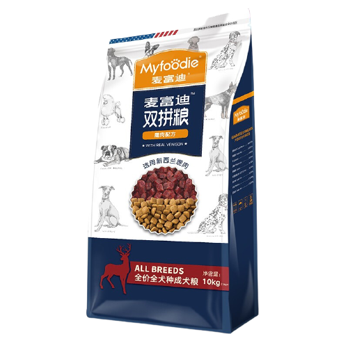 Myfoodie 麦富迪 鹿肉双拼全犬成犬狗粮 10kg 166元（需用券）