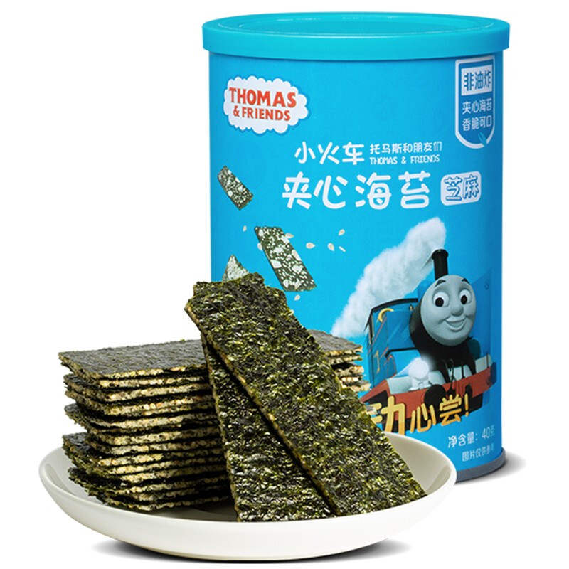 THOMAS & FRIENDS 婴幼儿夹心海苔 芝麻味 40g 4.03元（需用券）