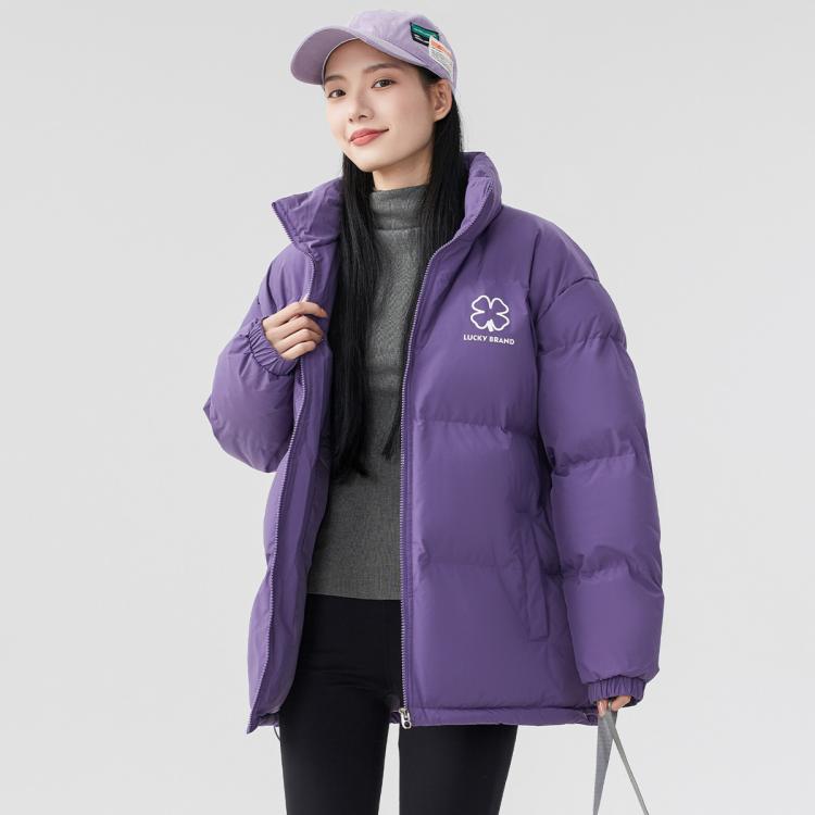 LUCKY BRAND 女士立领棉服 情侣款 117.99元