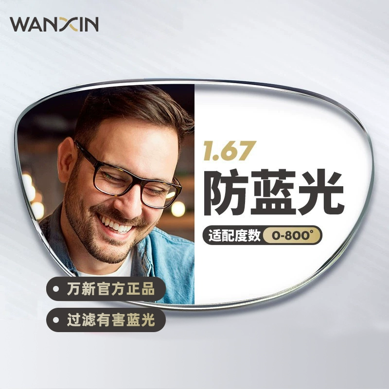 winsee 万新 1.60较薄非球面树脂镜片+渐变框D200多款可选 ￥79