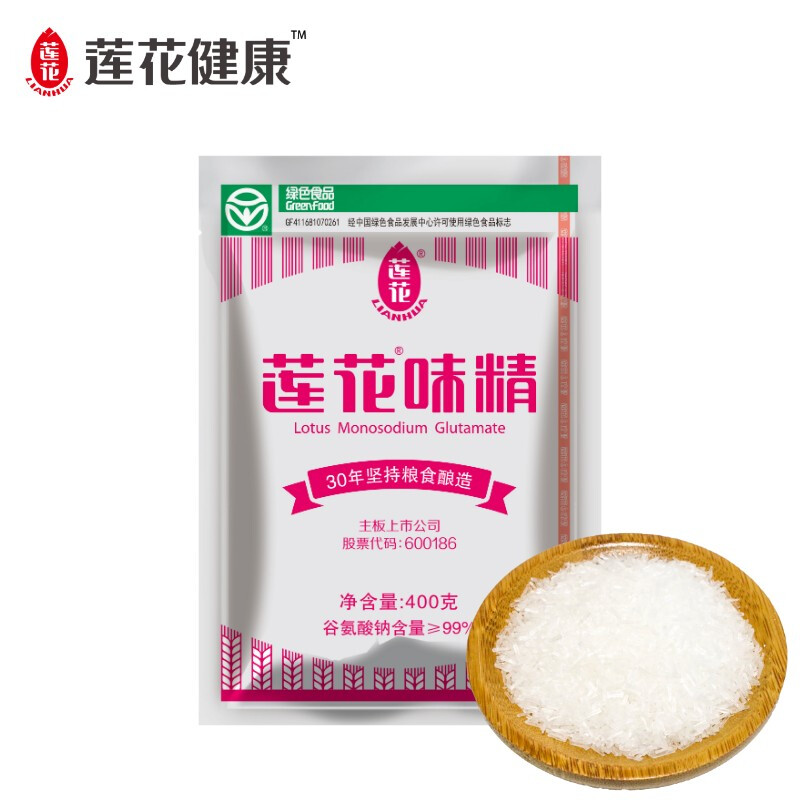 88VIP：LIANHUA 莲花 无盐纯味精 400g 3.82元（需用券）