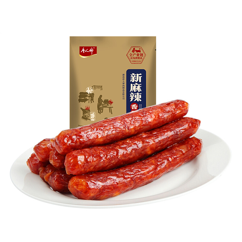 唐人神 新麻辣 香肠 200g 35.9元