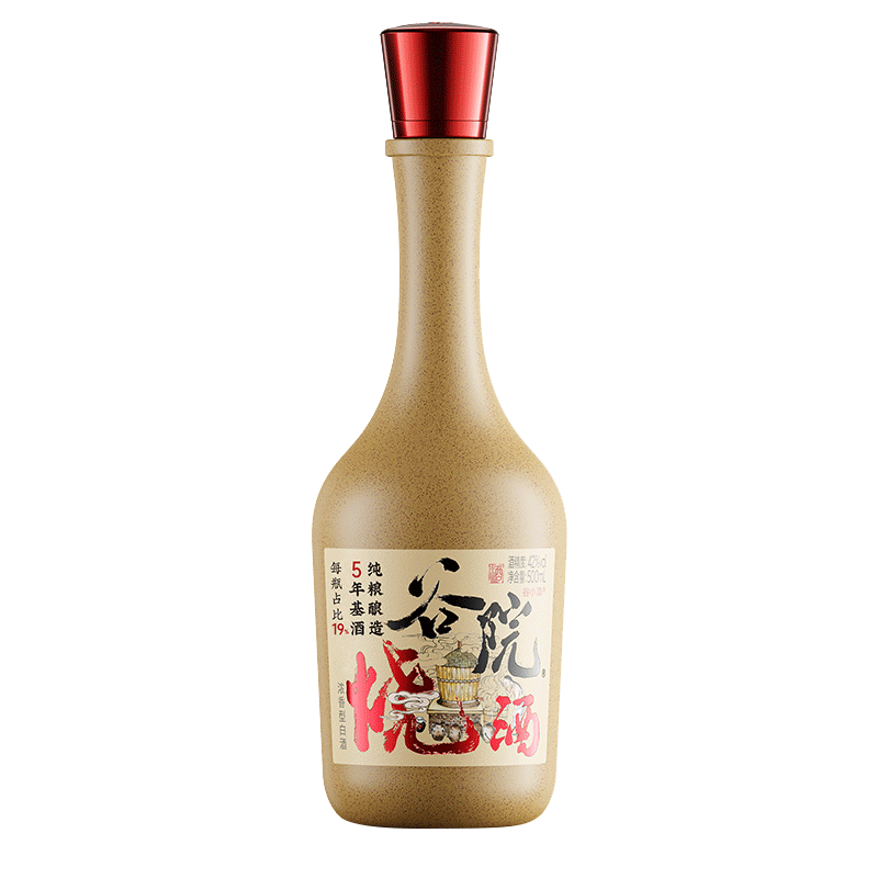 谷小酒 浓香型白酒 500ml*1瓶 15.9元（需用券）