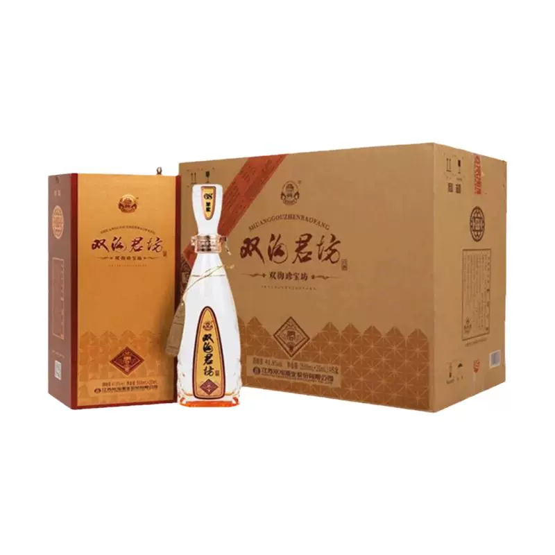 双沟 珍宝坊君坊52度520ml*6瓶整箱装正品浓香型白酒 ￥457