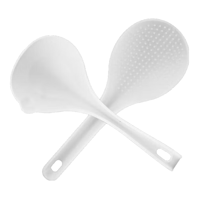 美的 苏泊尔 九阳 半球通用饭勺 汤勺 各一个 不沾 1元