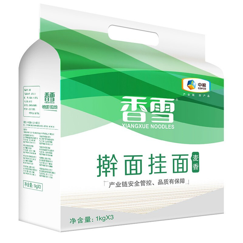 香雪 麦香擀面 3kg 12.96元