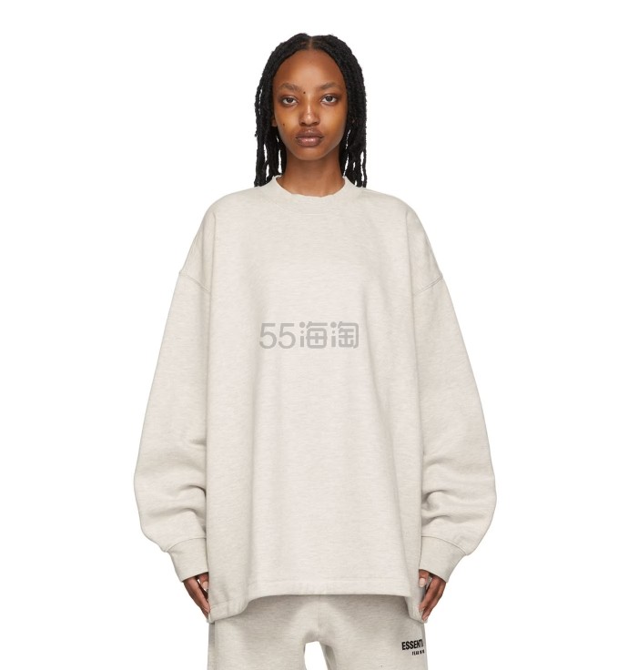 FEAR OF GOD ESSENTIALS 灰白色 Relaxed 套头衫