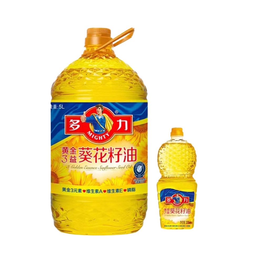 88VIP：MIGHTY 多力 黄金3益 葵花籽油 5L 70.65元（需用券）