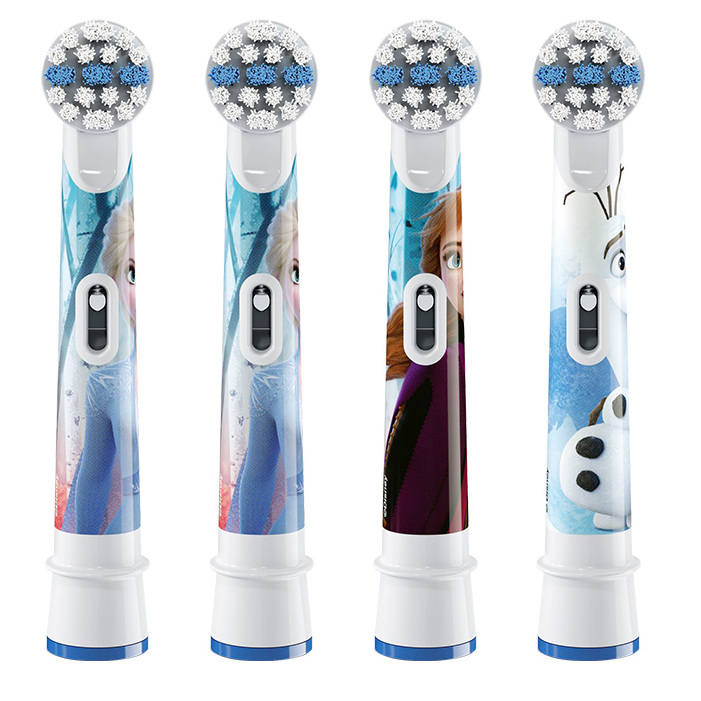 Oral-B 欧乐-B 欧乐B儿童电动牙刷头4支装适用D103KD100KPro1kids冰雪奇缘EB10/EB10S-4K