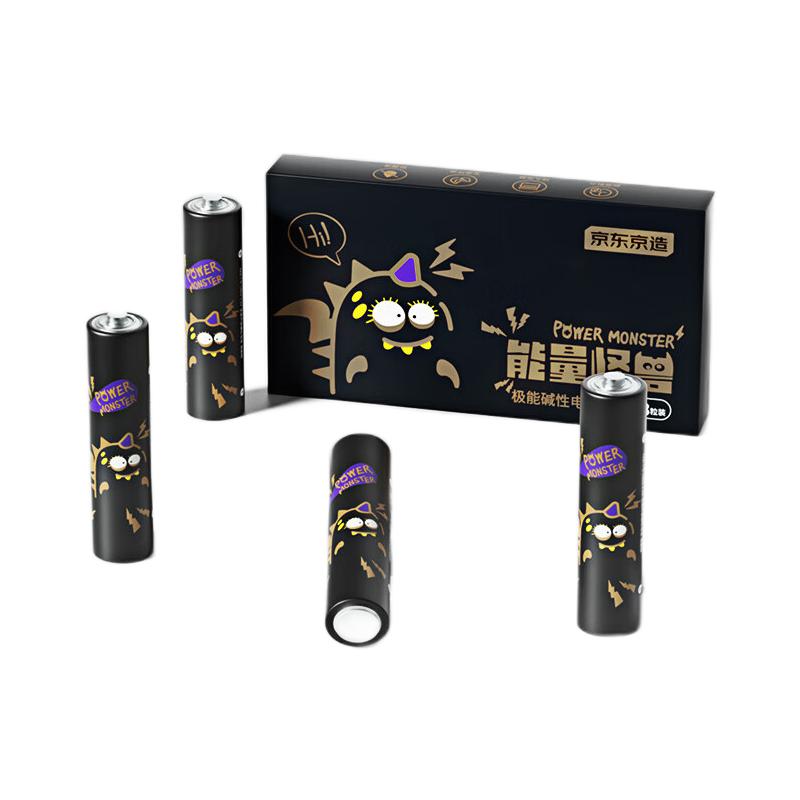 京东京造 能量怪兽 极能碱性电池5号/7号 8节 5.92元（需用券）