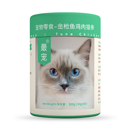 Paddy Time 最宠 PaddyTime 金枪鱼鸡肉猫条 500g 26元（需用券）