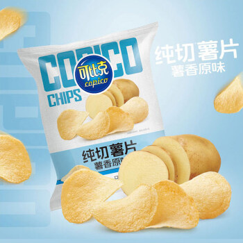 copico 可比克 薯香原味 纯切薯片 办公室休闲膨化零食 150g 5.28元（需买9件）