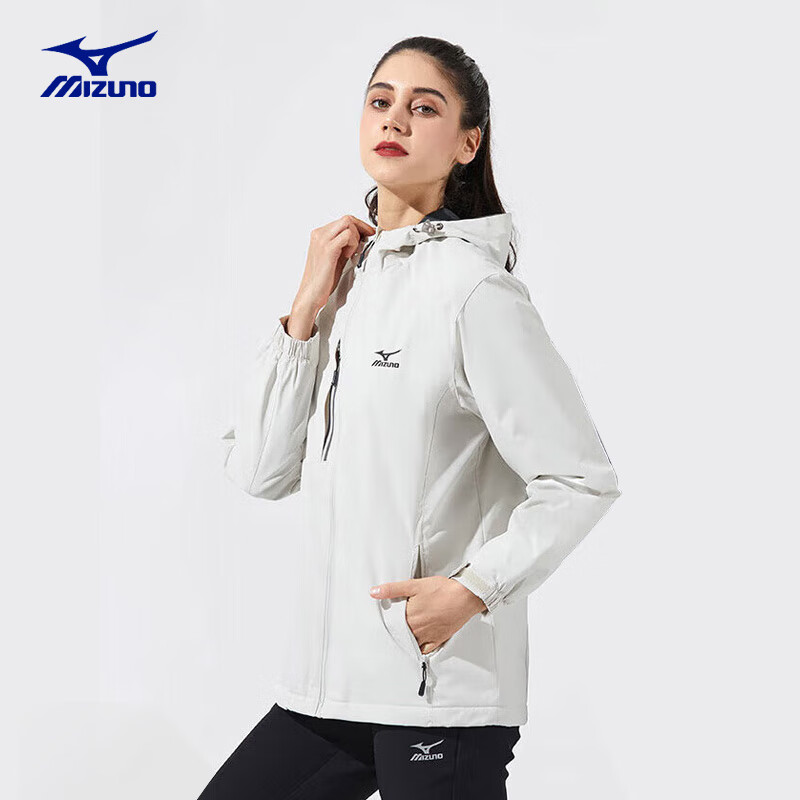 Mizuno 美津浓 爆款清仓！户外夹克外套 连帽锋衣防寒登山服 A2CE2A21 267.36元（