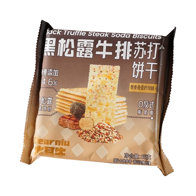 大耳牛 黑松露苏打饼干110g*5盒 16.9元