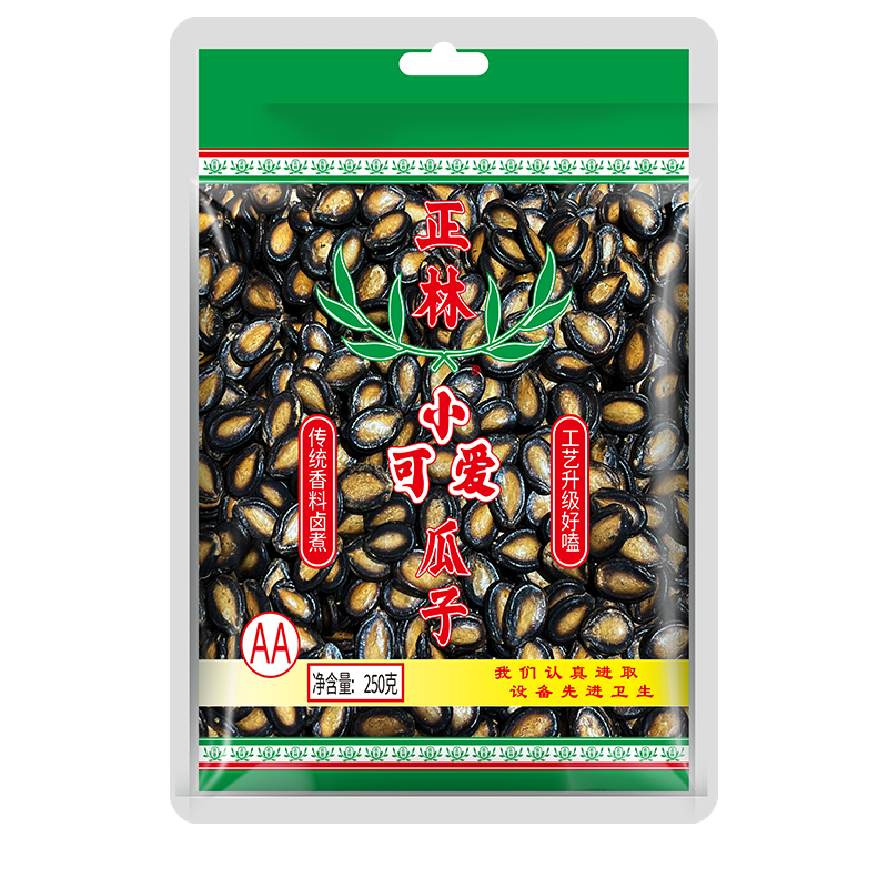 PLUS会员：正林 2A西瓜子小可爱黑瓜子 五香味 250g *2件 19.82元（合9.91元/件）