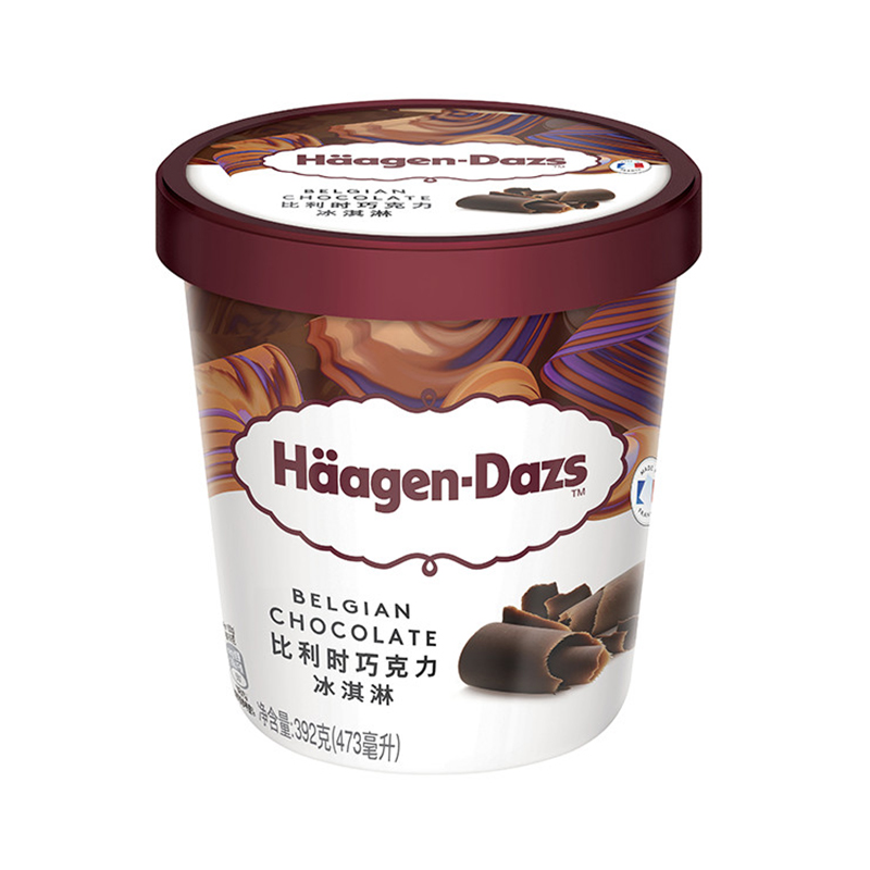 Häagen·Dazs 哈根达斯 比利时巧克力口味 冰淇淋 473ml 37.5元