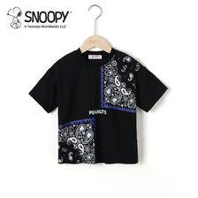 88VIP：SNOOPY 史努比 童装男童T恤短袖女宝宝上衣2022新款儿童衣服夏装潮 56.05