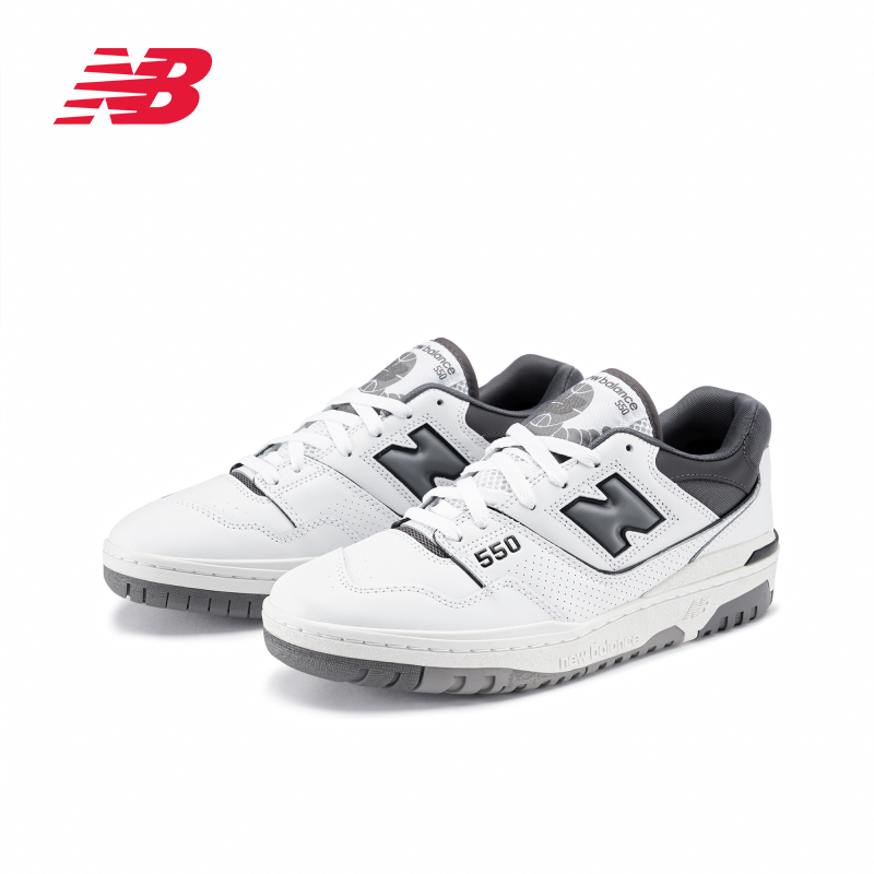 new balance 奥莱复古运动篮球板鞋男女BB550WTG 358.92元