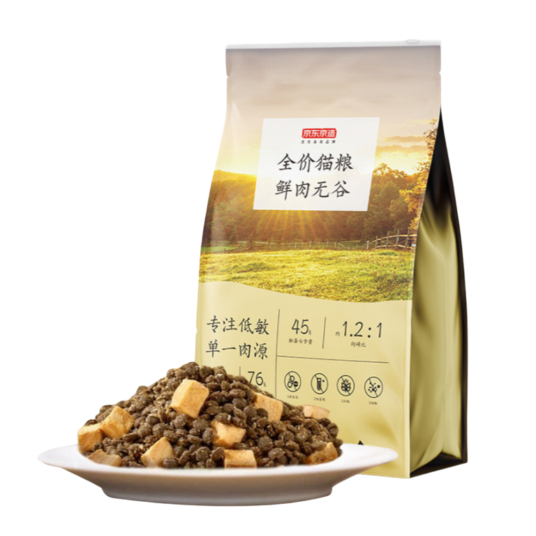 京东京造 鸡肉全阶段猫粮 10kg 253.9元（需用券）