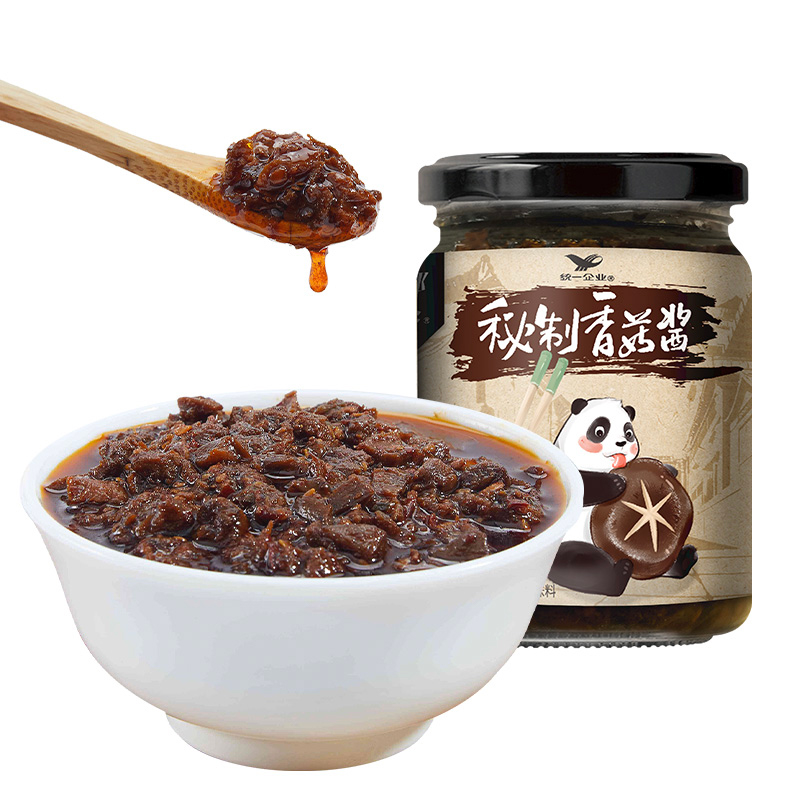 统一 那街那巷品牌 秘制香菇酱 瓶装 210g/瓶 6.9元（弹券1.56元）