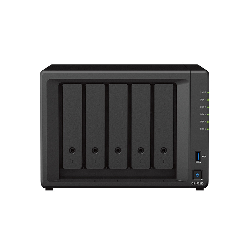 Synology 群晖 DS1522+ 5盘位NAS（锐龙R1600、8GB） 5699元（需用券）