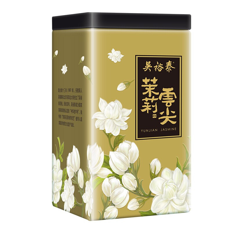 吴裕泰 茉莉云尖 180g/罐 85.2元（需用券）