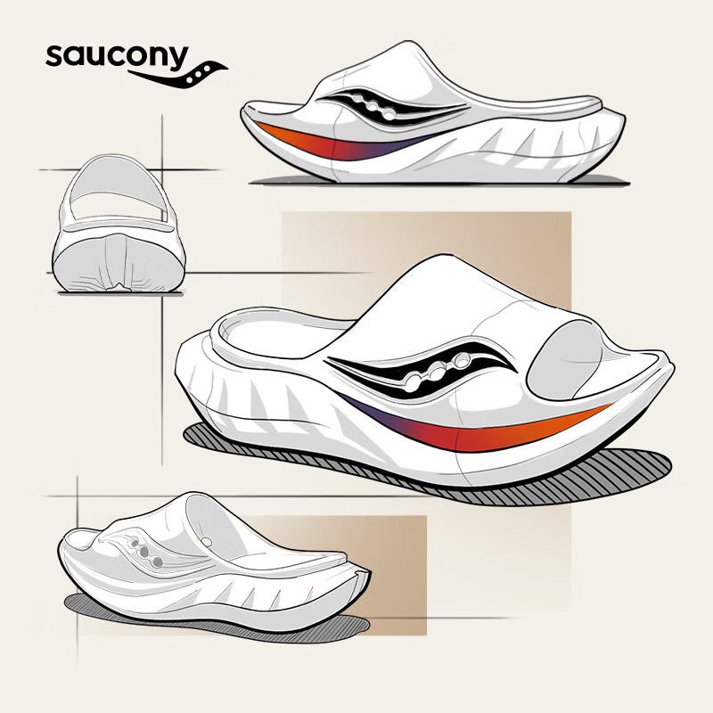 百亿补贴：saucony 索康尼 Cradle 2代 男女款拖鞋 183元