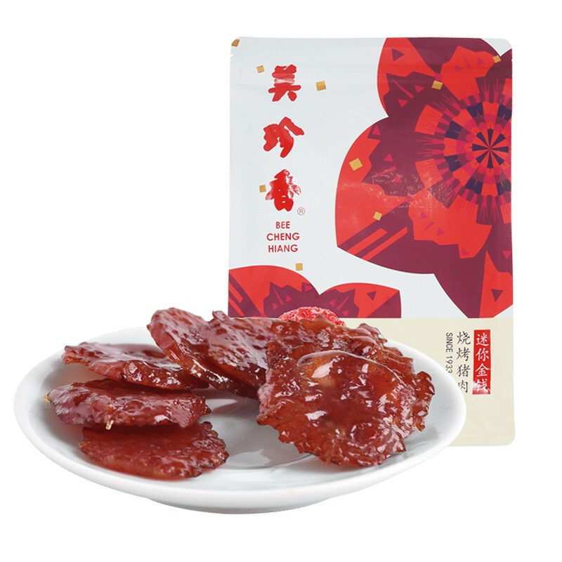 美珍香 BEE CHENG HIANG 迷你金钱 烧烤猪肉 100g 33.53元（需买3件，需用券）