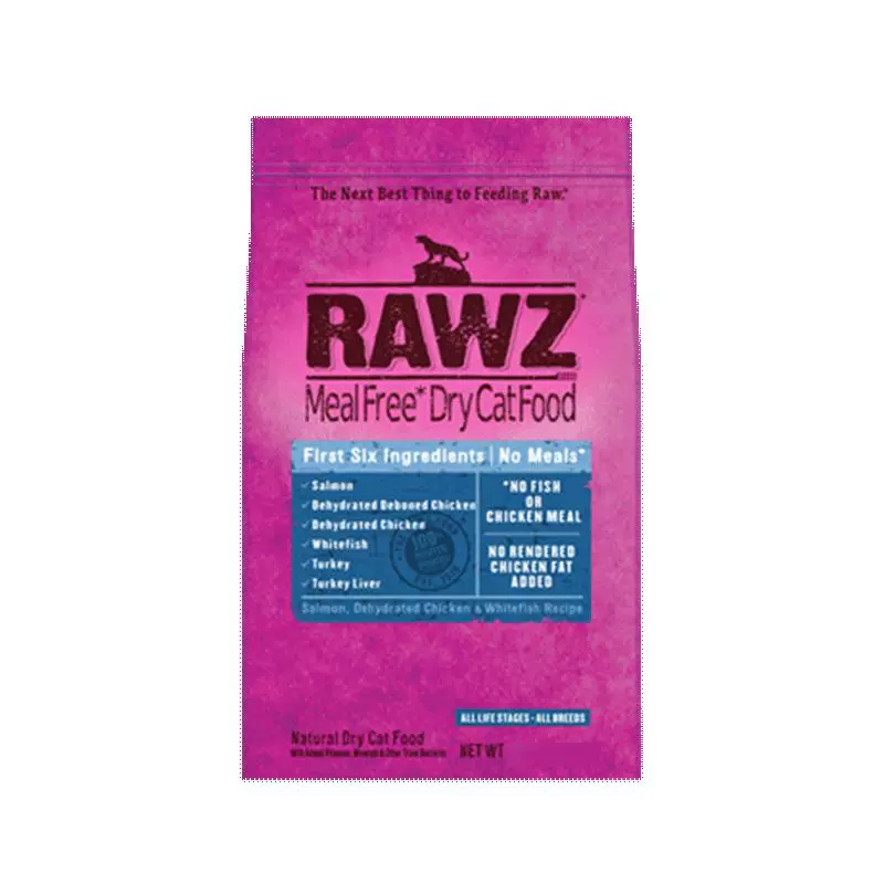 RAWZ 罗斯美国进口猫主粮脱水鸡肉三文鱼成幼猫通用型全猫粮7.8磅 ￥388