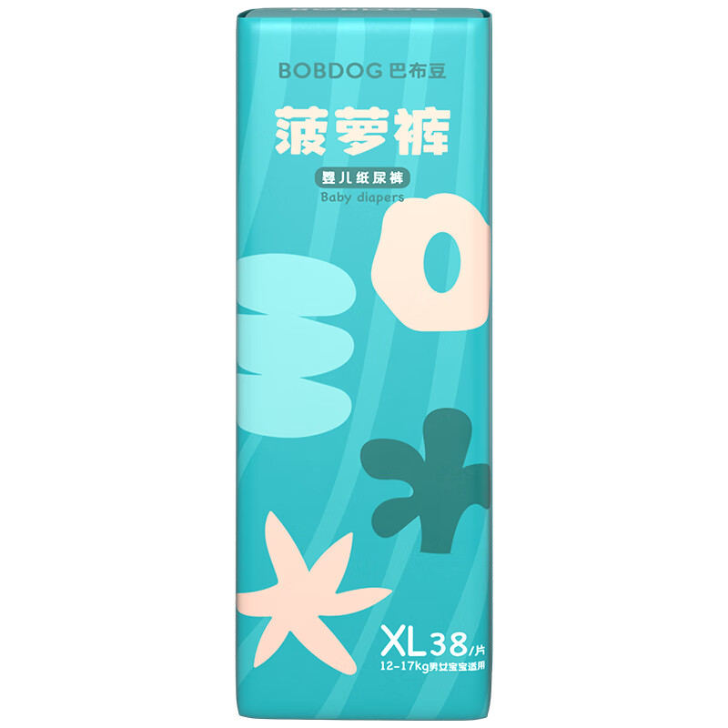 BoBDoG 巴布豆 新菠萝纸尿裤 XL38片（尺码任选） 23元（需买4件，需用券）