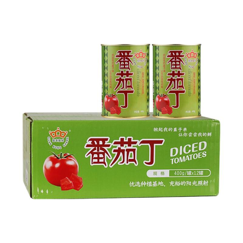 冠农股份 番茄丁 400g 118元