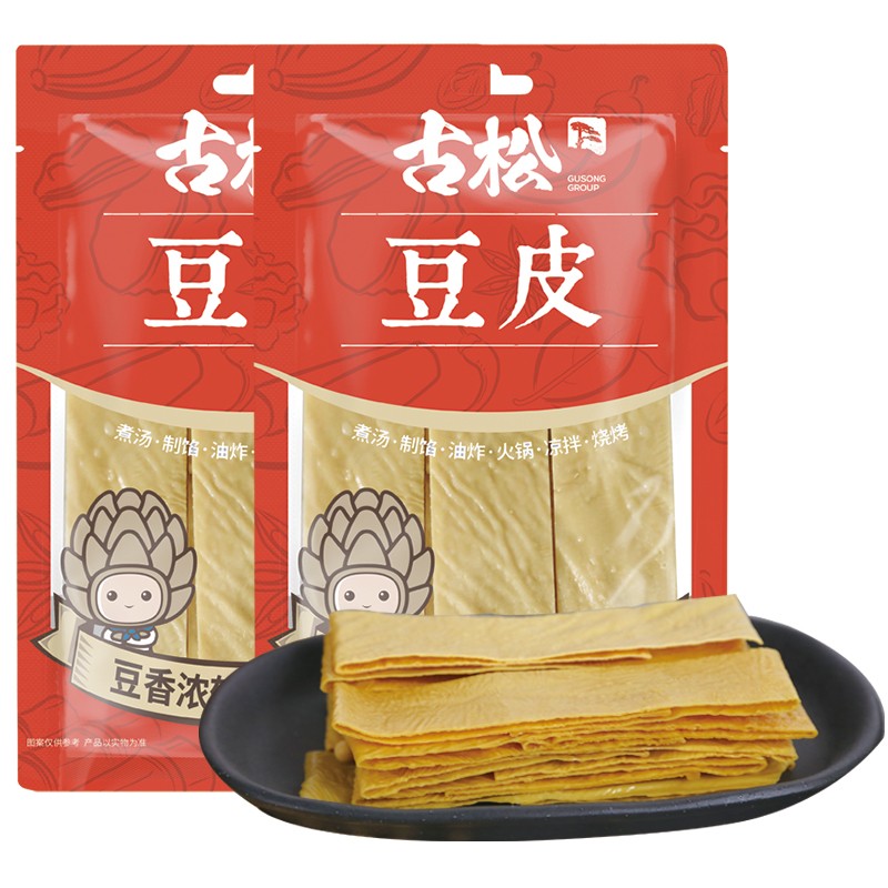 Gusong 古松食品 古松 干豆皮110g*2 7.9元（需用券）