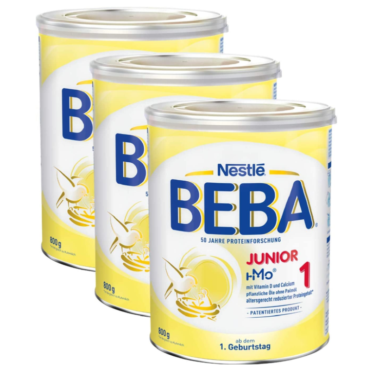 【含税直邮】Nestlé 雀巢 BEBA JUNIOR 1 幼儿奶粉 适用于1岁以上幼儿，3罐