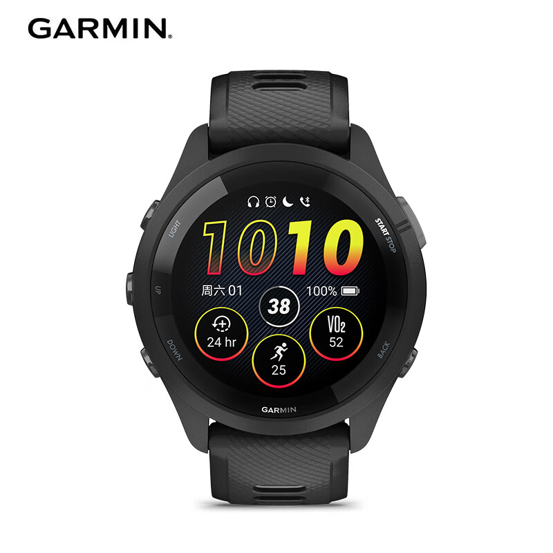 GARMIN 佳明 Forerunner 265 智能心率表 极夜黑 010-02810-30 3106元（需用券）