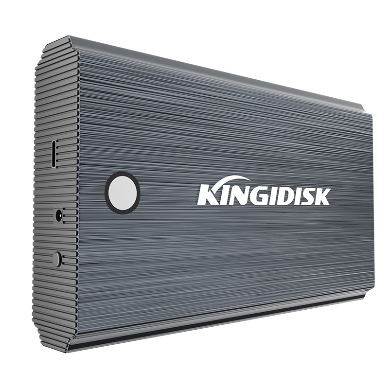 黑甲虫（KINGIDISK）3TB 移动硬盘 3.5英寸 Type-C3.1桌面存储 幻影系列 金属机身 