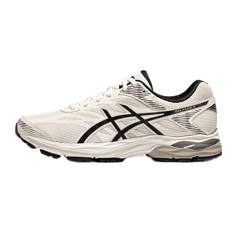 PLUS会员：ASICS 亚瑟士 GEL-FLUX 4 回弹运动鞋 GEL-FLUX 4 桦木色/黑色 371.67元包邮