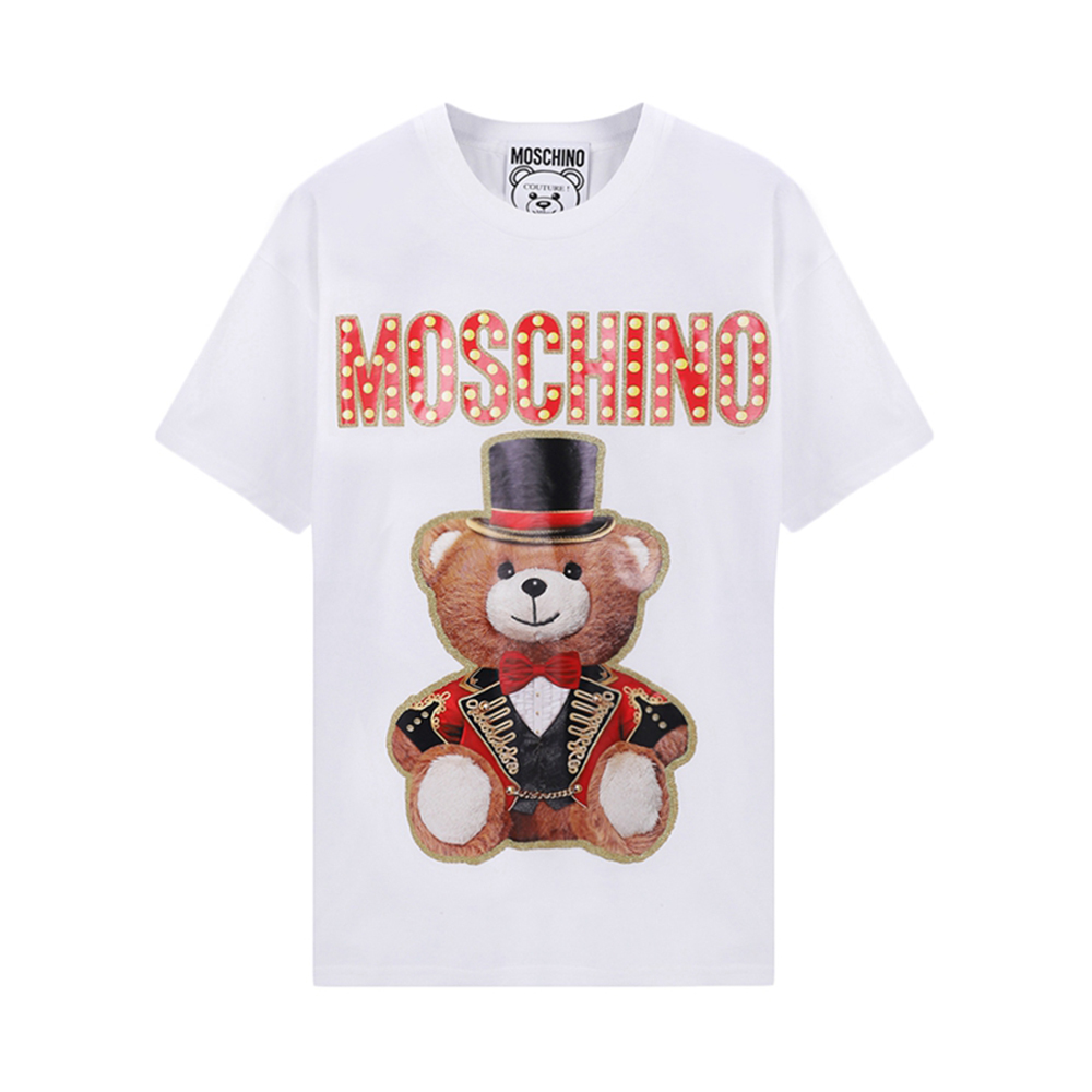 88VIP：MOSCHINO 魔术熊印花短袖T恤 E T07020540 3001 341.05元包邮（需用券）