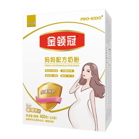 金领冠 孕产妇奶粉 国产版 400g 22.3元（需用券）