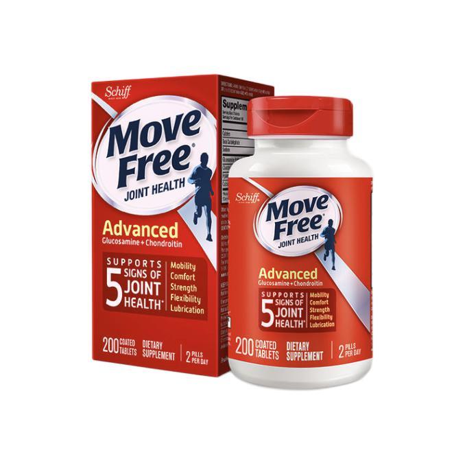 Schiff 旭福 Move Free 氨糖软骨素钙片 200粒 红瓶 195.67元（需买3件，需用券）