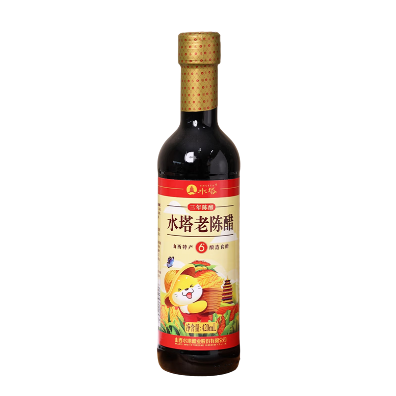 需换购：水塔老陈醋 6度 420ml 三年陈 山西醋 3.9元