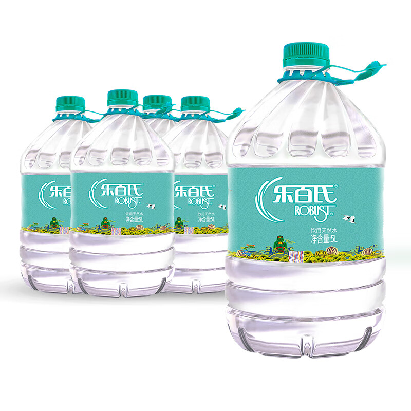 Robust 乐百氏 饮用水天然泉水5L*4桶 28.4元（需用券）