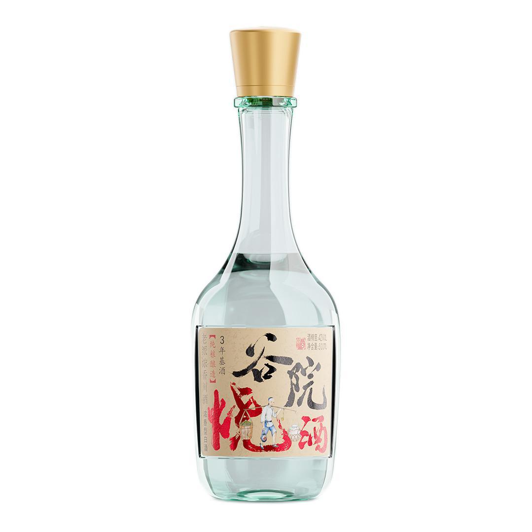 谷小酒 谷院烧酒 52%vol 浓香型白酒 500ml 单瓶装 11.9元（需用券）