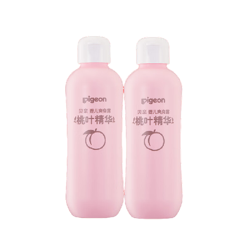 Pigeon 贝亲 桃子水 婴儿爽身露 四季通用 200ml *2 55.99元（拍下立减）