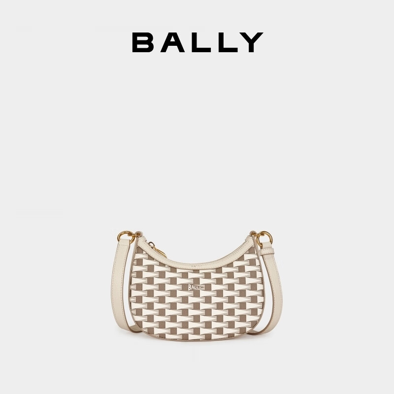 BALLY 巴利 24春夏Pennant老花深褐色女士斜挎包6307148 深褐色 1486元（需用券）