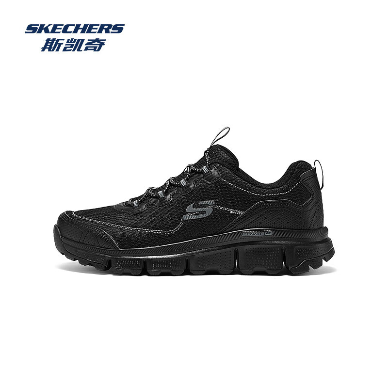 双11狂欢、PLUS会员：斯凯奇Skechers 2024男士户外登山鞋BBK 三色 +凑单 214.25元