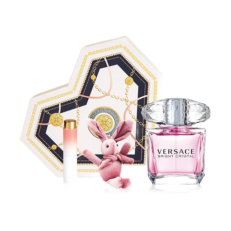 移动端、京东百亿补贴：VERSACE 范思哲 高定心形礼盒粉耀晶钻女士香水30ml 