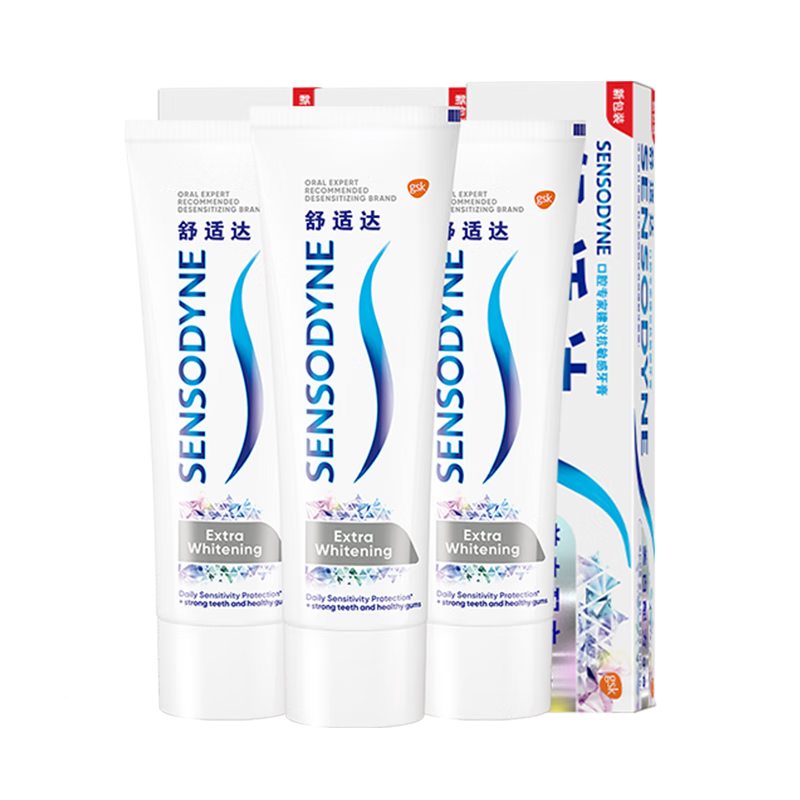 SENSODYNE 舒适达 美白护理套装 330g（赠 30g） 55.37元包邮（需用券）