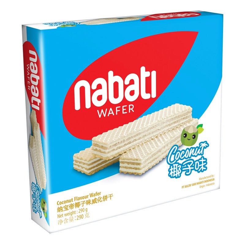 nabati 纳宝帝 丽芝士Richeese 威化饼干 椰子味 290g 8.53元（需买6件，需用券）