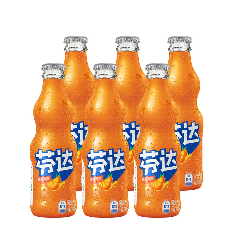 Coca-Cola 可口可乐 Fanta 芬达 橙味汽水200ml*6瓶 奥运 14.76元