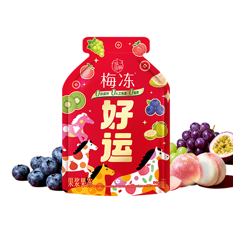 溜溜梅 梅冻马上好运大礼包960g 年货礼盒 儿童过年 解馋零食 16.01元（需用